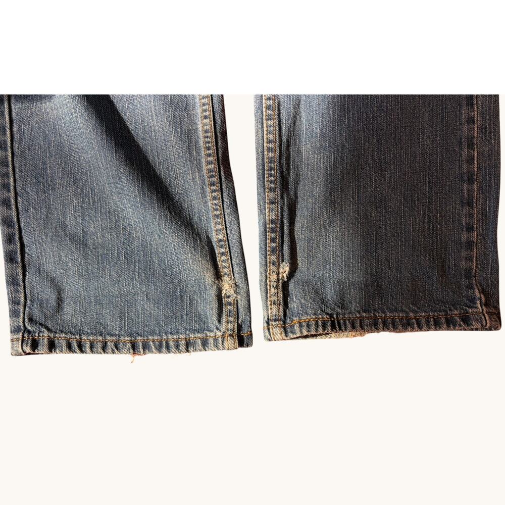 LEVI'S Men's 559 Relaxed Straight Fit Jeans Blue 33 x 32 Distressed 34 x 30.5 - Picture 9 of 13